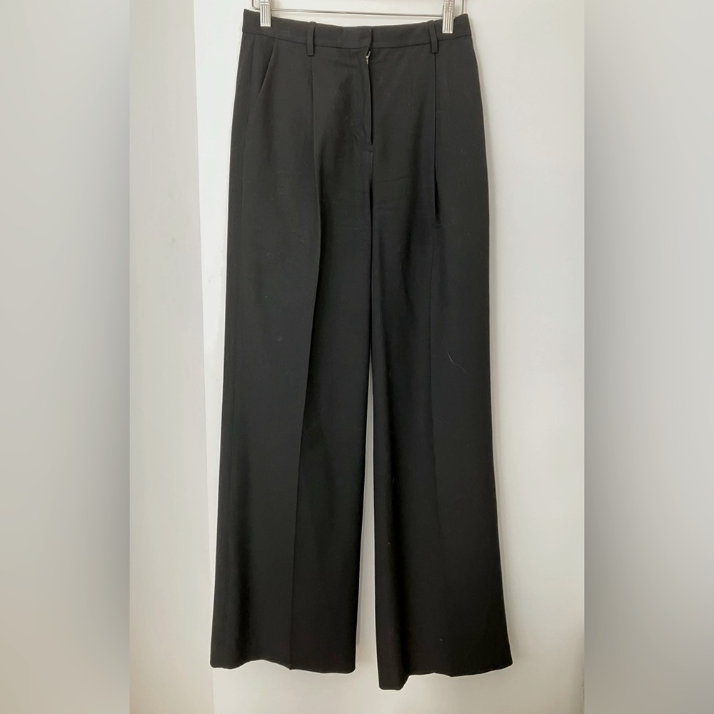 Wilfred high rise wide leg pleated dress pants size 6
